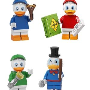 COPY - Ducktails 4pc minifigures set